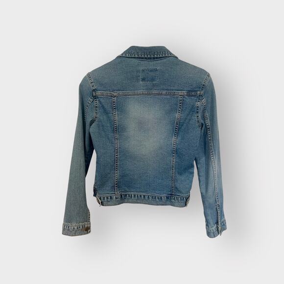 Levi’s Girls Denim Stretch Jacket 10/12 - Picture 2 of 6